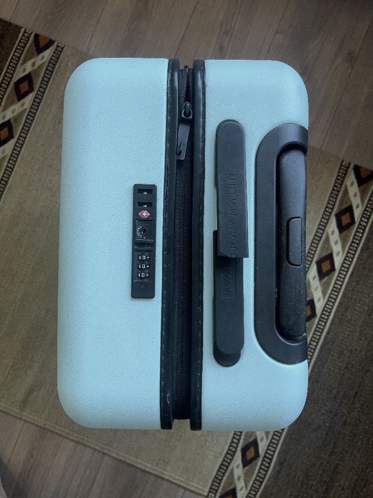 Away X Gray Malin Carry-On Suitcase - Ocean + Rio (Aqua/Turquoise Color) — image 2 of 4
